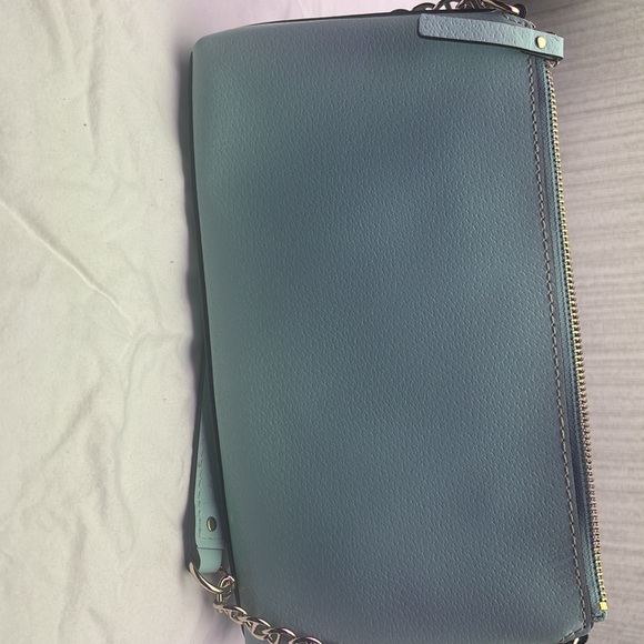 Kate Spade Aqua Leather Chain Wesslley Bag - Picture 4 of 5
